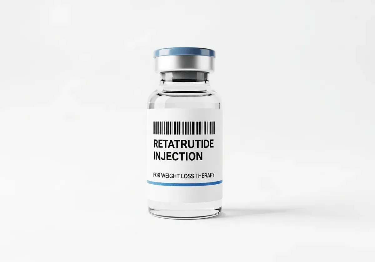 Retatrutide injection vial for weight loss