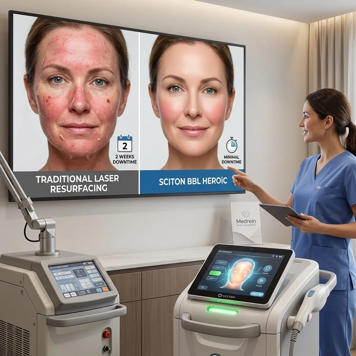 Sciton BBL HEROic vs Traditional Laser Resurfacing: Which Delivers Superior Results