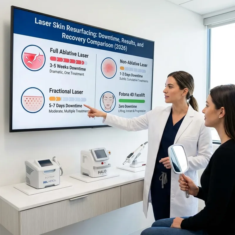 Top 7 Laser Skin Resurfacing Options: Comparing Downtime, Results, and Recovery Timelines