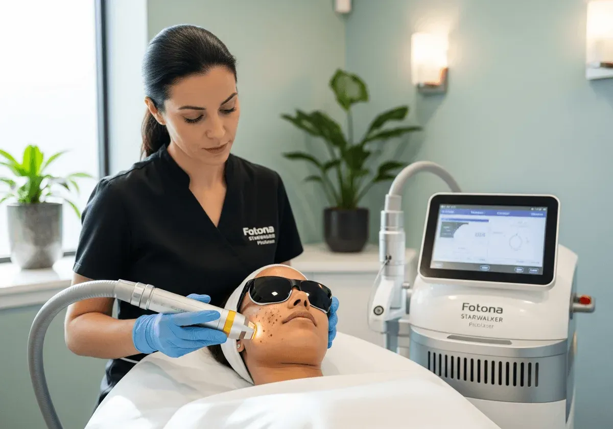 Laser treatment for clear skin